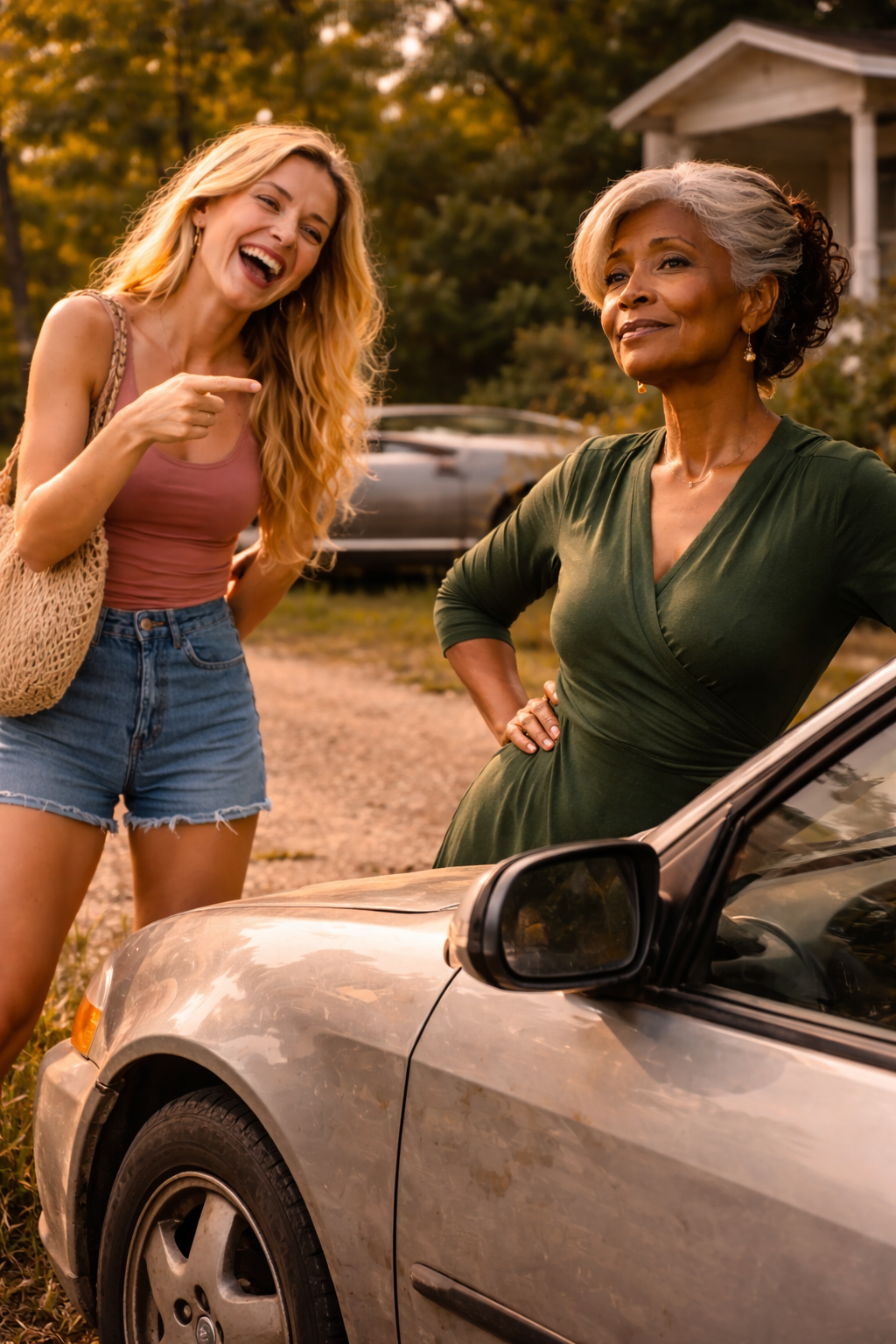 She Laughed at My Car and Said, “Still Driving That?” I Smiled – Till the Monday Morning That Changed Everything