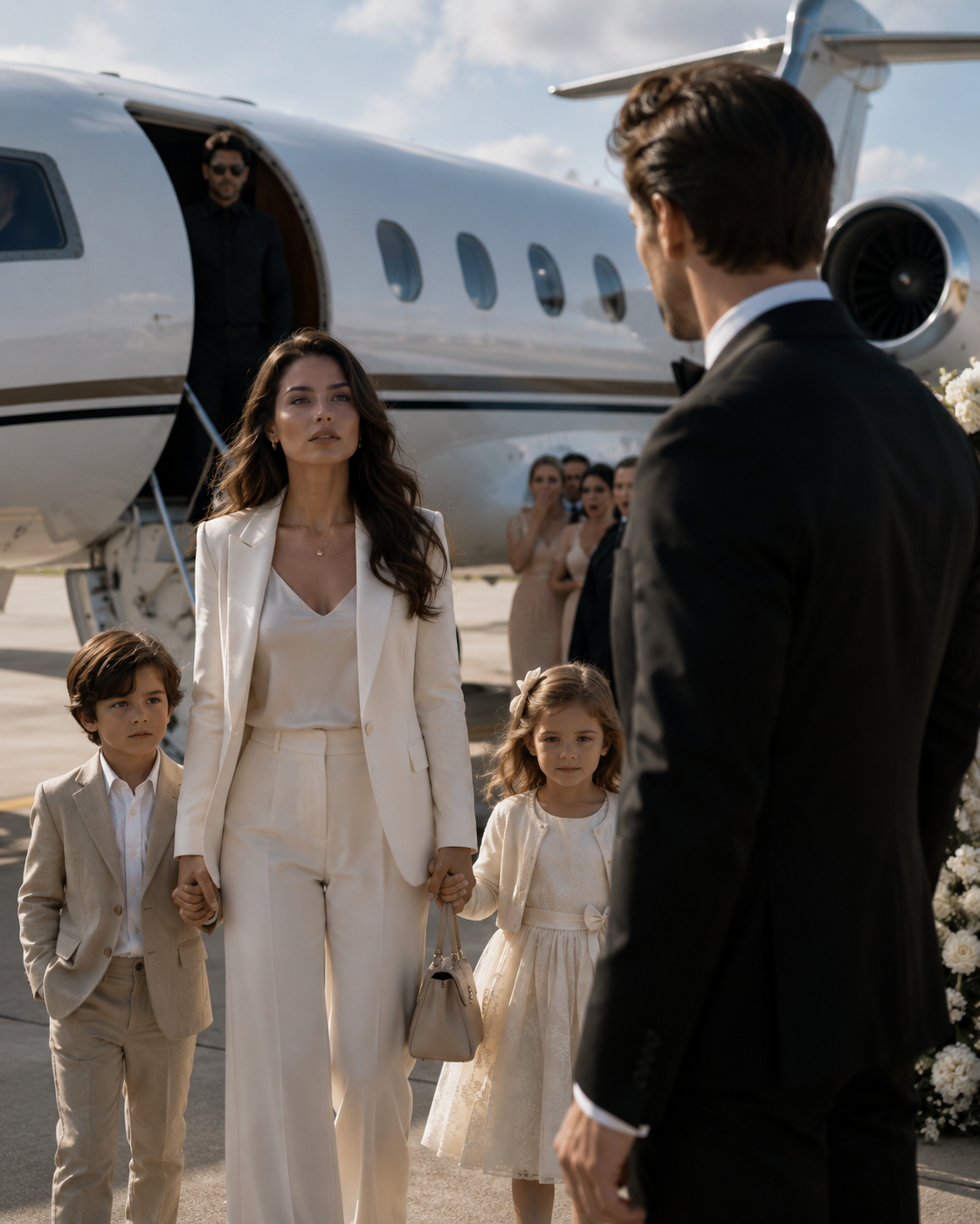 Her Ex-Husband Sent Her a Wedding Invitation — She Said Yes, Then Arrived on a Billionaire’s Private Jet With His Twins