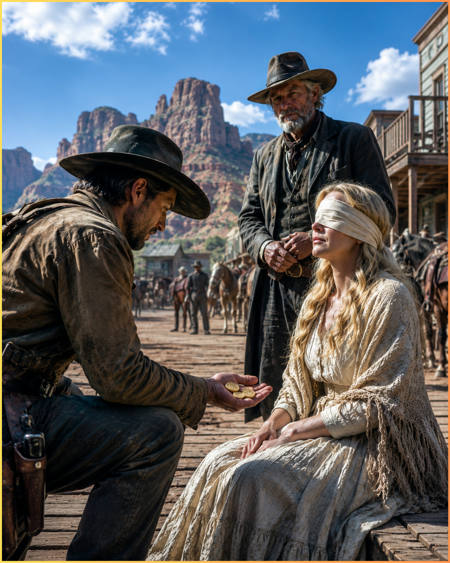 He Paid Four Gold Coins for a Blind Woman Her Father Was Selling—But She Read His Grief Before He Knew It Had a Shape