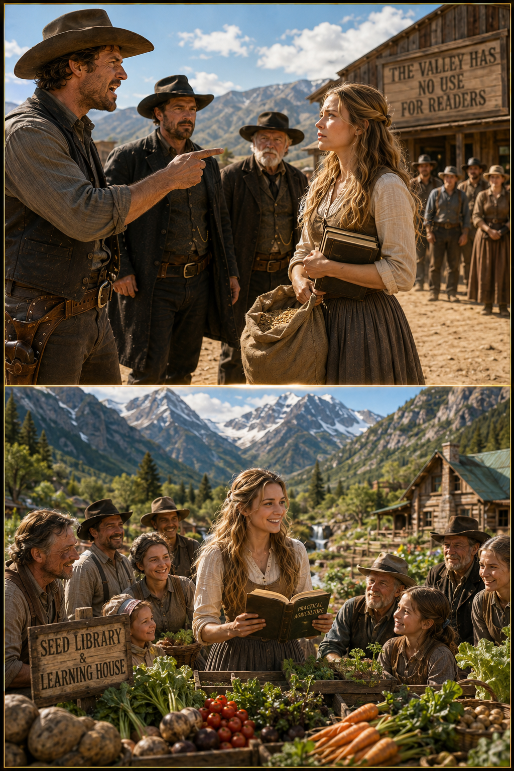 Her Brother-in-Law Said “The Valley Has No Use for Readers”—But She Took Her Seeds and Her Books Into the Mountain and Fed Everyone Who Threw Her Out