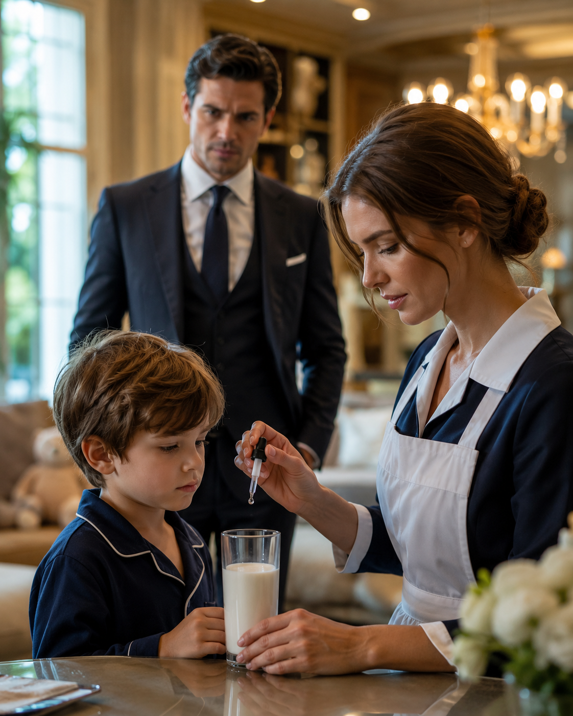 The Billionaire Widower Almost Sent His Son to a Psychiatric Clinic — Then the New Nanny Counted Eight Drops in His Milk