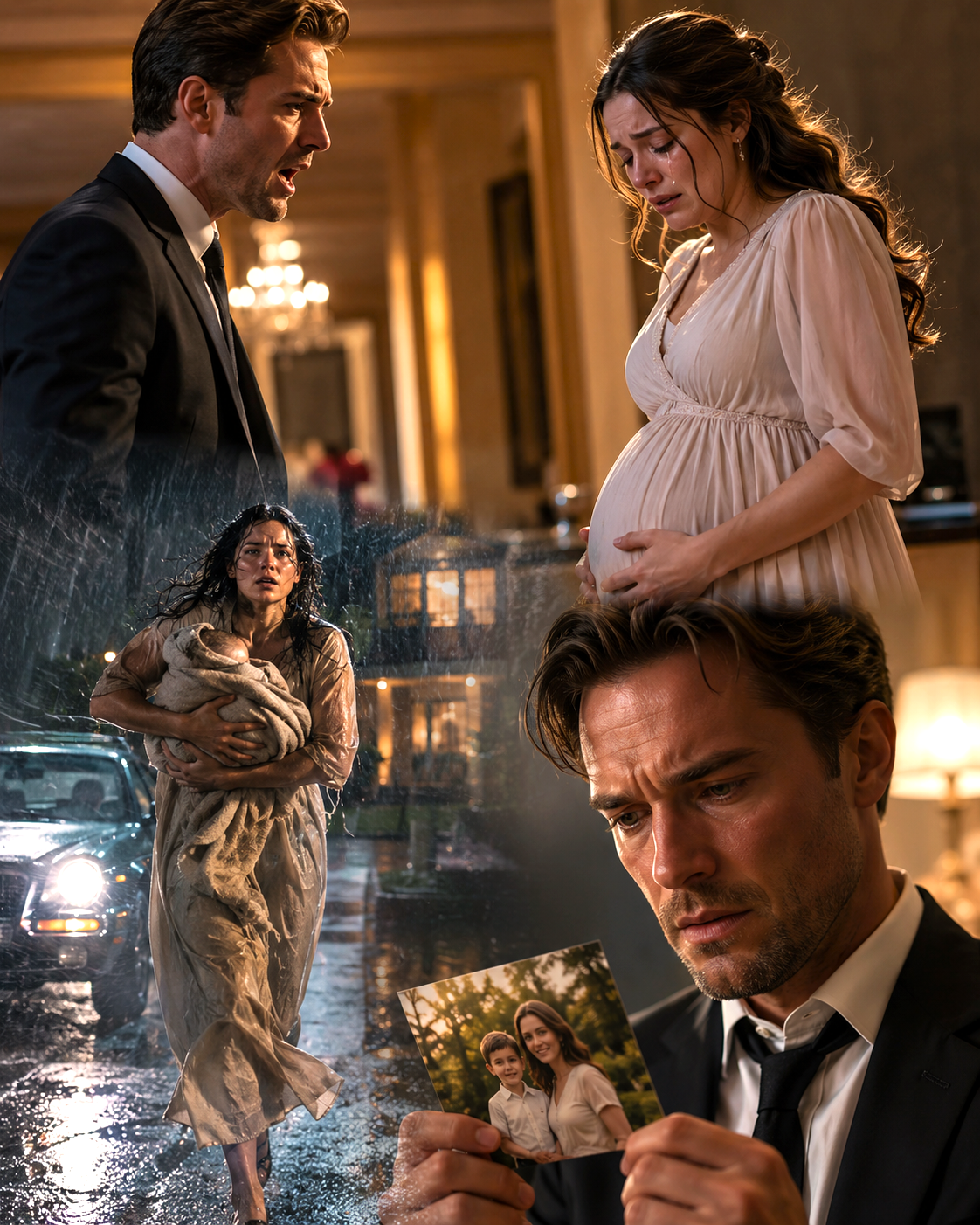 The billionaire told his pregnant wife “I never loved you” — She ran into the rain and hid their son for four years. Then a photograph forced him to face what he had destroyed.