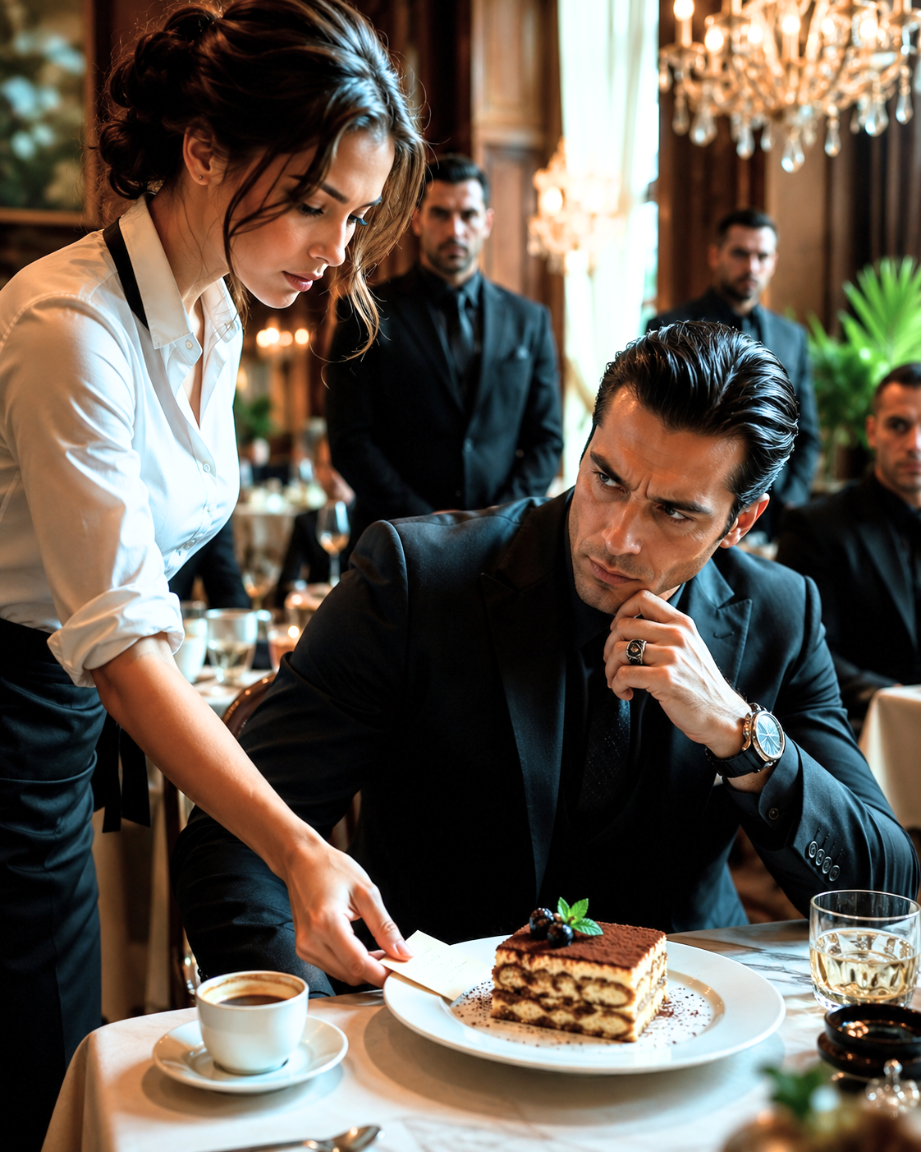 A Waitress Slipped a Warning to a Mafia Boss Over Dessert — Then His Fiancée’s Secret List Surfaced