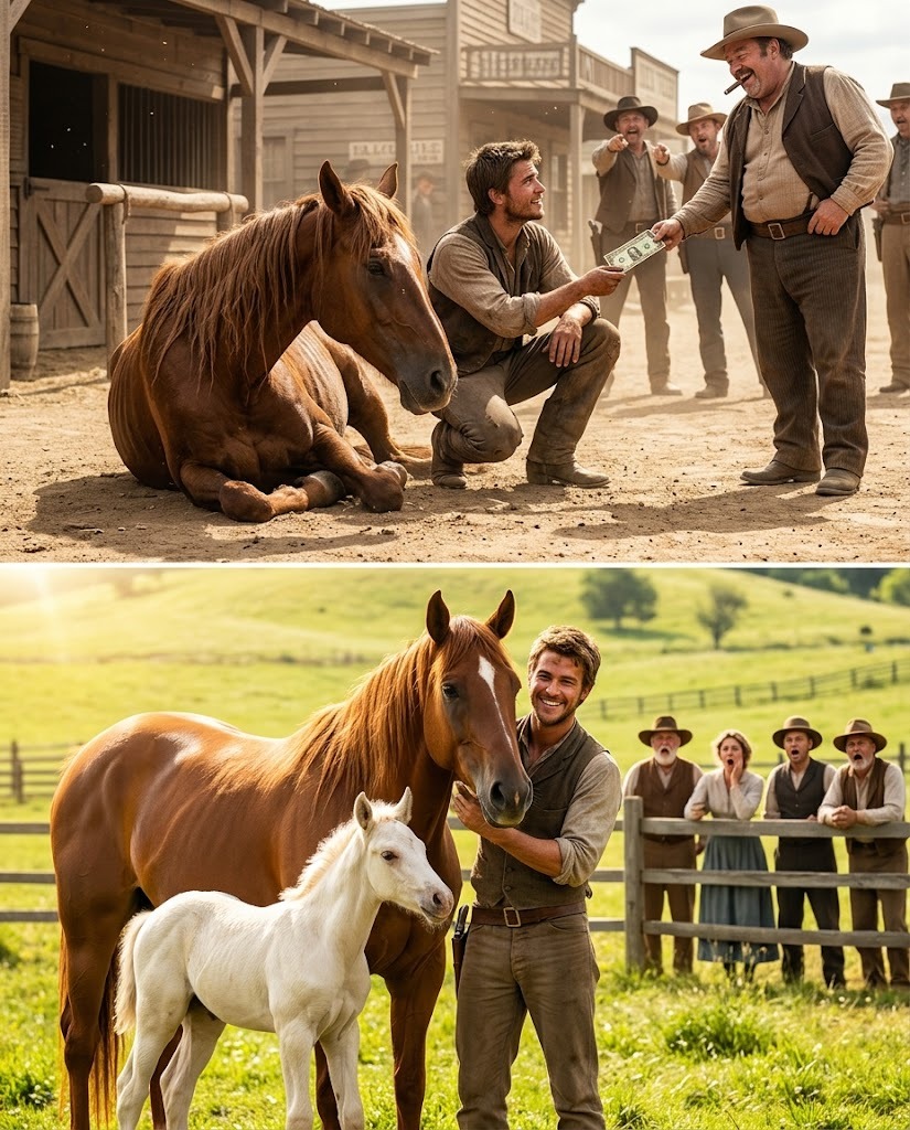 The Whole Town Laughed When He Spent His Last $5 on a Dying Horse—What She Delivered 3 Months Later Shocked Everyone