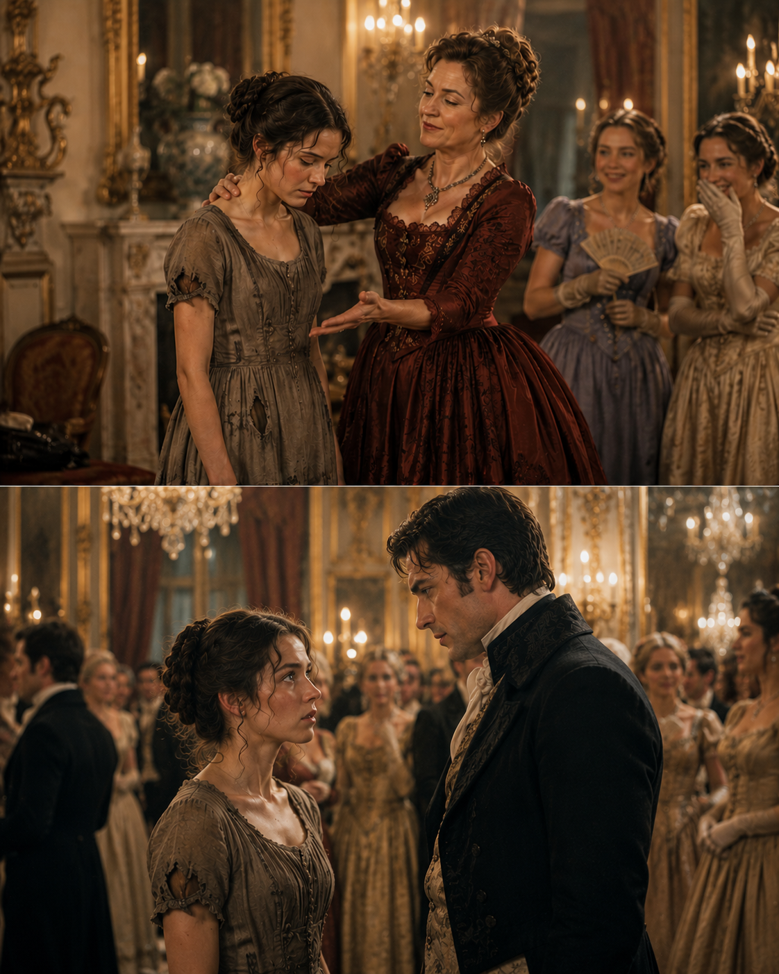 Her stepmother sold her with a dress and a smile—but the Duke arrived and made her his only choice