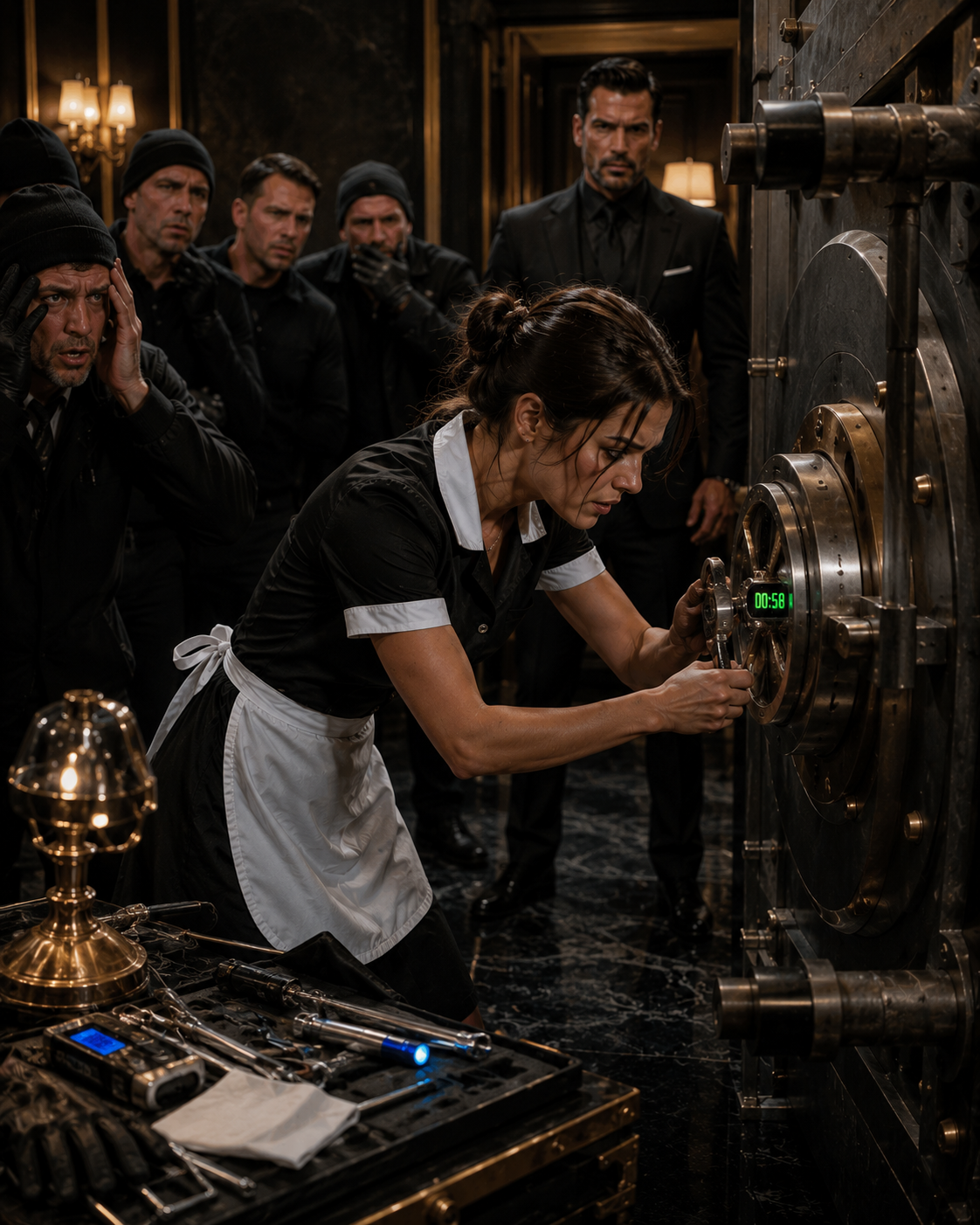 The World’s Best Safecrackers Failed to Open the Mafia Boss’s Vault — Then the Maid Stepped Forward and Did It in Under a Minute