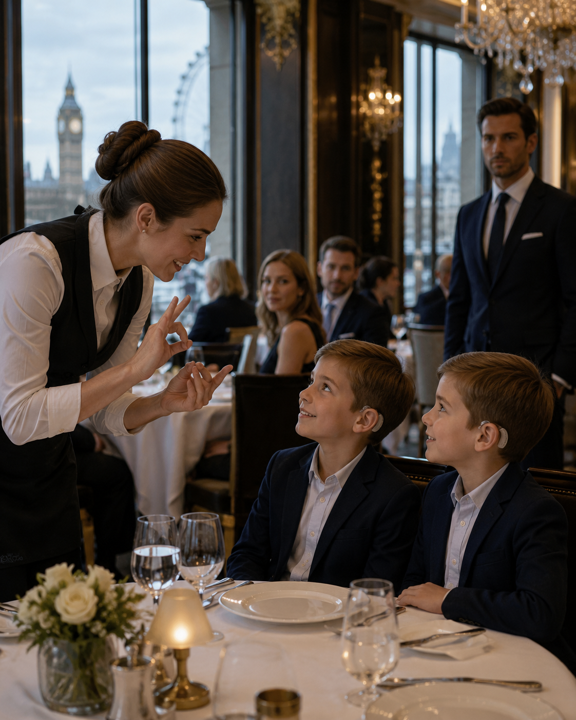 The Billionaire’s Deaf Twins Were Invisible to Everyone — Until a Waitress Put Down Her Pitcher and Started Signing