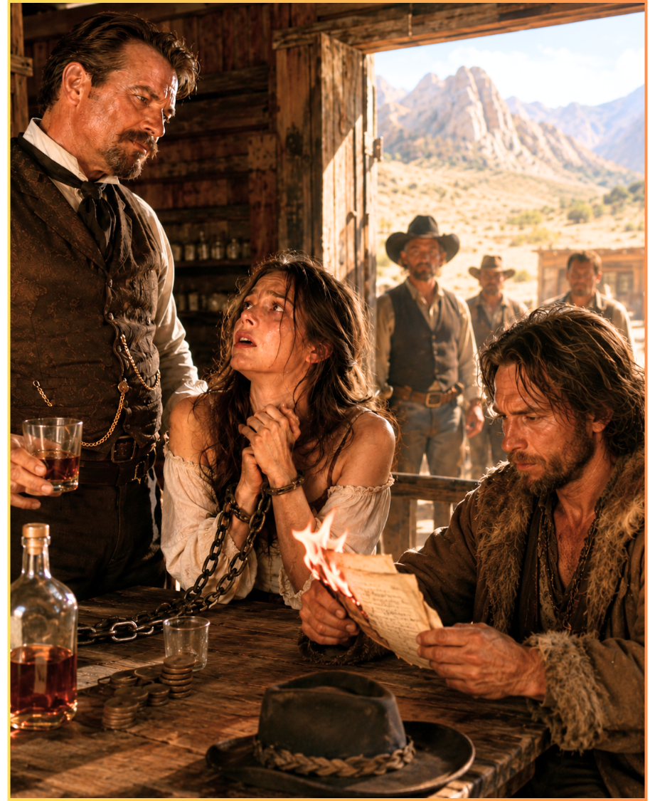 A saloon owner trapped her with endless debt — Then a mountain hermit burned her contract.