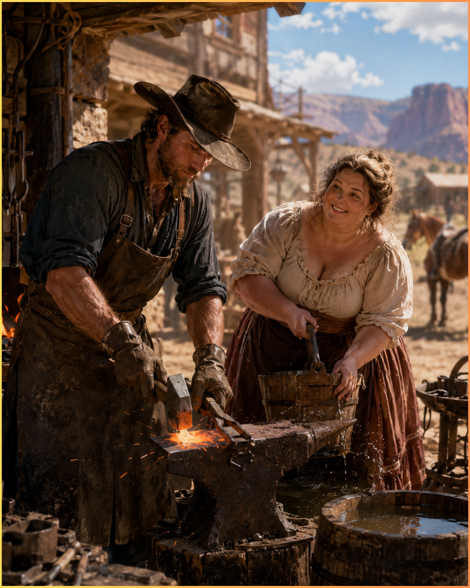 A Lonely Blacksmith Hired a Grieving Widow—What She Changed Could Never Be Replaced