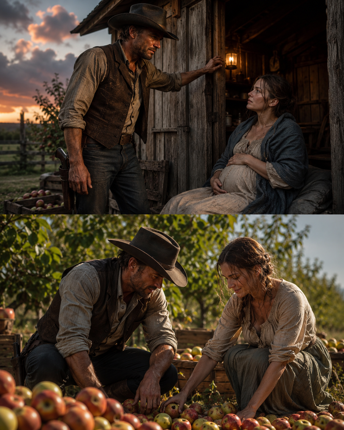 The Pregnant Woman Asked to Sleep in His Orchard Shed — Then She Saved the Harvest He Had Already Given Up On