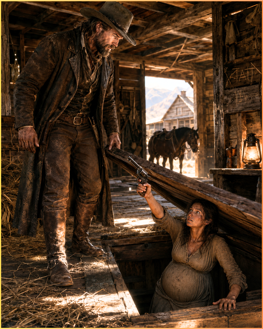 The Mountain Man Bought a Cursed Ranch for One Silver Dollar — Then Found a Pregnant Runaway Hiding Beneath the Stable Floor
