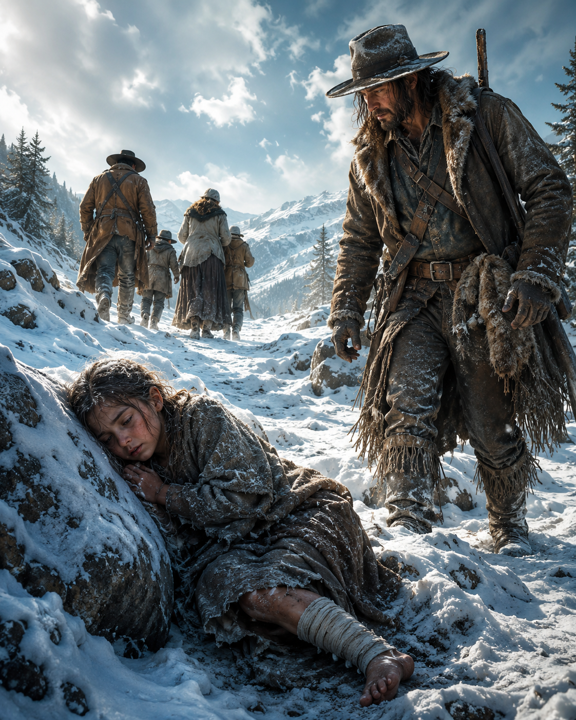 They Left Their Limping Daughter in the Mountain Pass — Then a Silent Trapper Found Her Still Breathing in the Snow