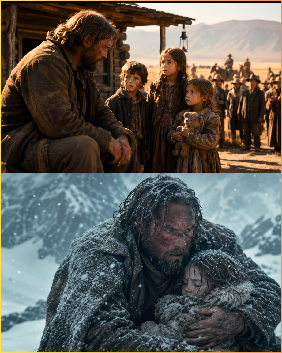 The Town Forced 3 Orphans on a Grieving Mountain Man Who Wanted No One—5 Years Later He Climbed Into a Blizzard to Save the Smallest One’s Life