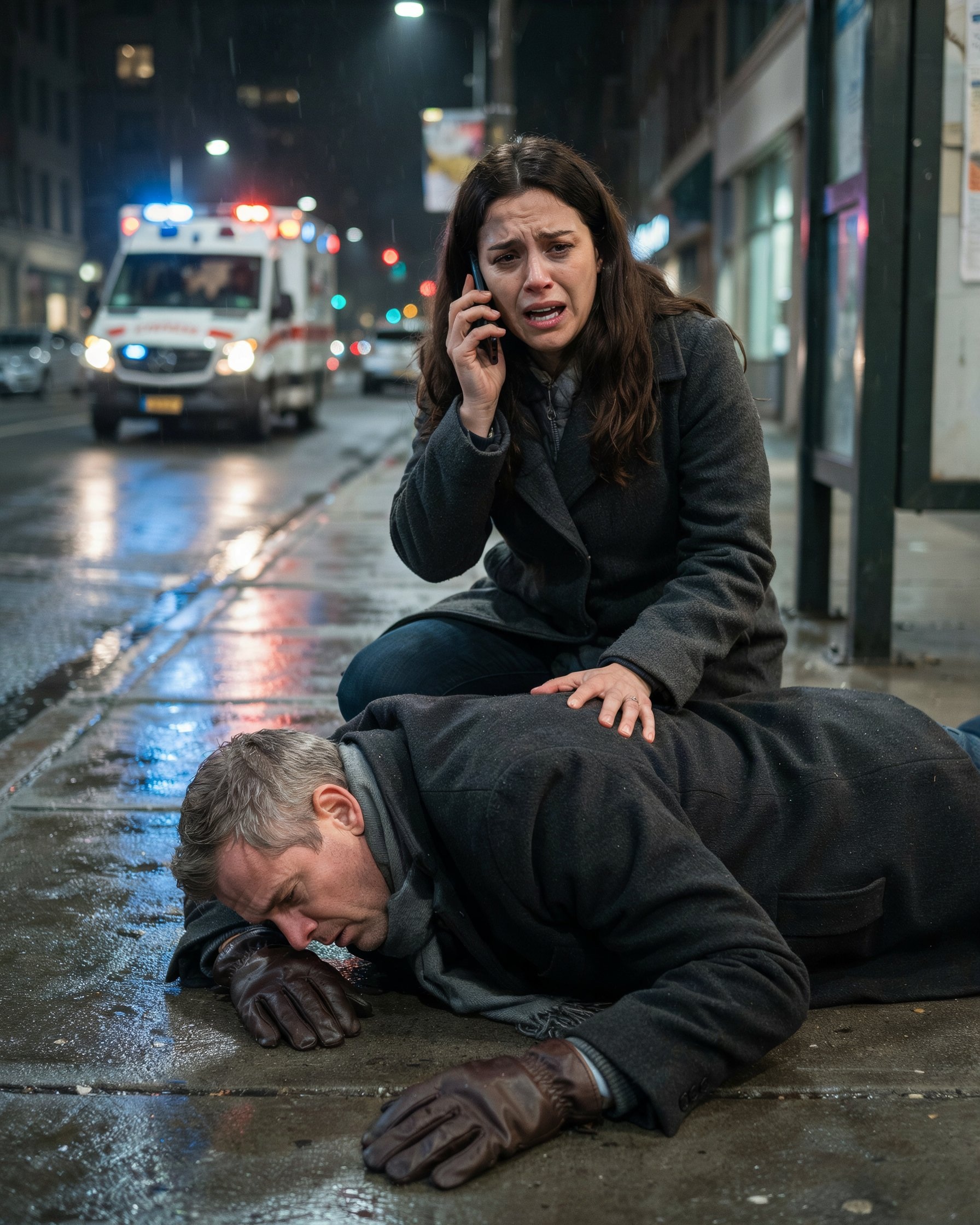She Stopped for a Stranger Collapsing on the Sidewalk and Arrived Late to Meet His Parents — Nobody in That Mansion Knew She’d Just Saved the One Person Who Changed Everything