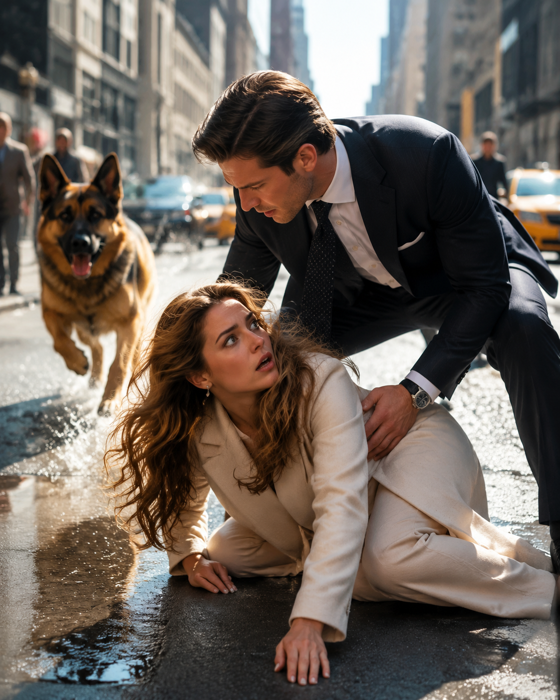 She Was Chased by a Dog Through the Streets of NYC — Only to Realize the Billionaire She Collided With Had Planned It All