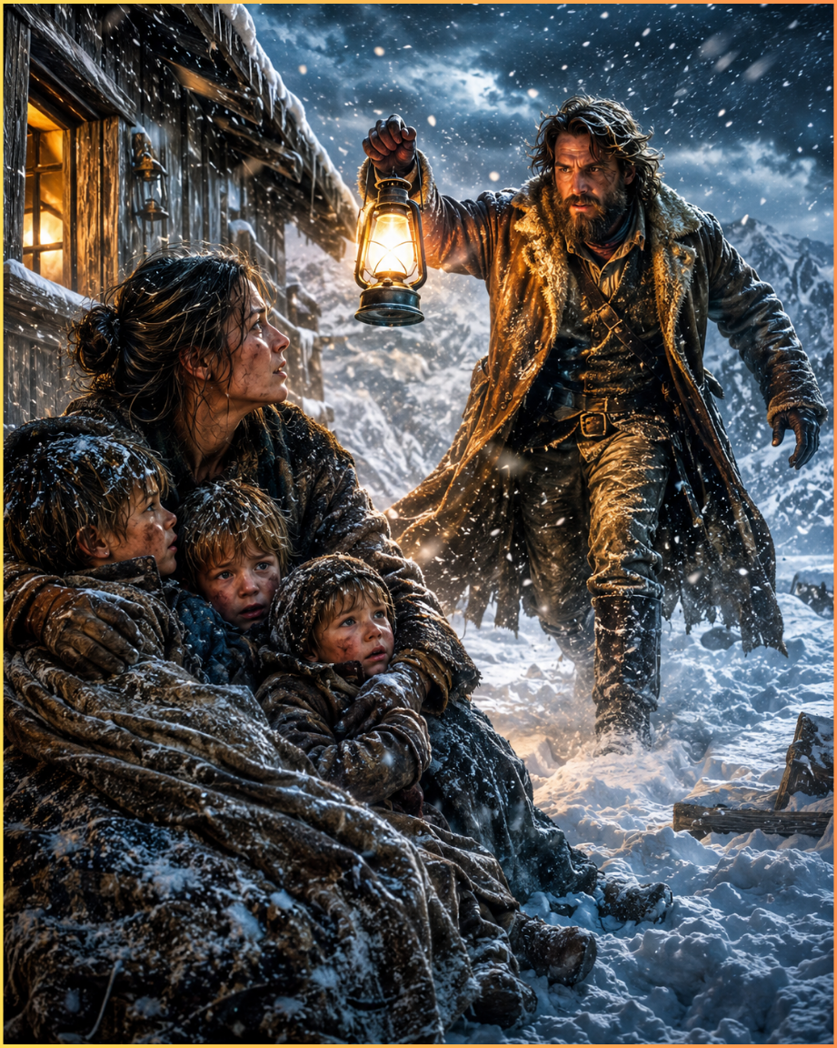 Her Brother-in-Law Locked Her and Three Boys Out in a Blizzard — Until the Mountain Man Found Them