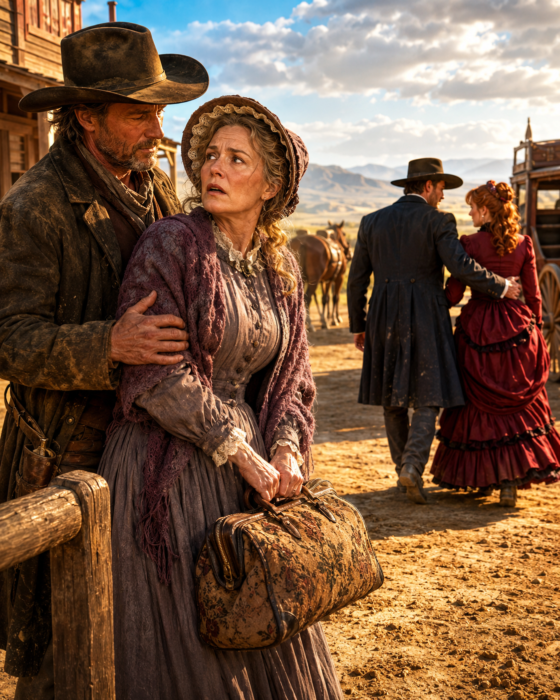 At Fifty-Three, She Came West to Marry a Stranger — But When Her Groom Chose Another Woman, a Lonely Rancher Found Her Instead