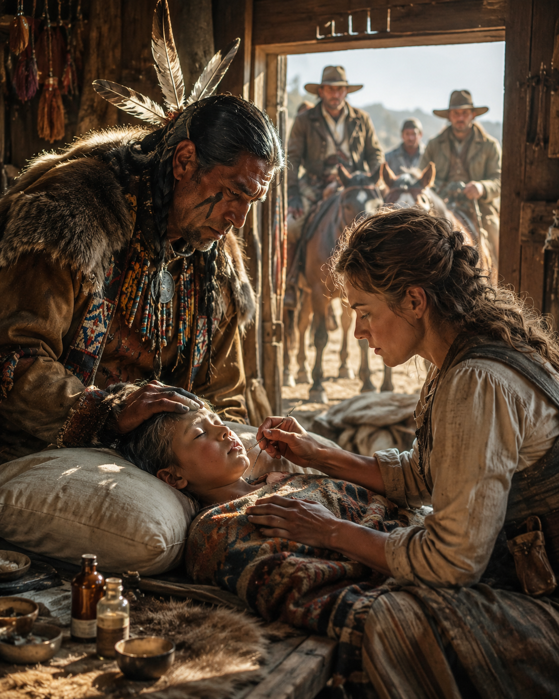 The Mountain Chief Brought His Dying Son to a Hidden Healer — Then She Found a Poison Needle in His Neck