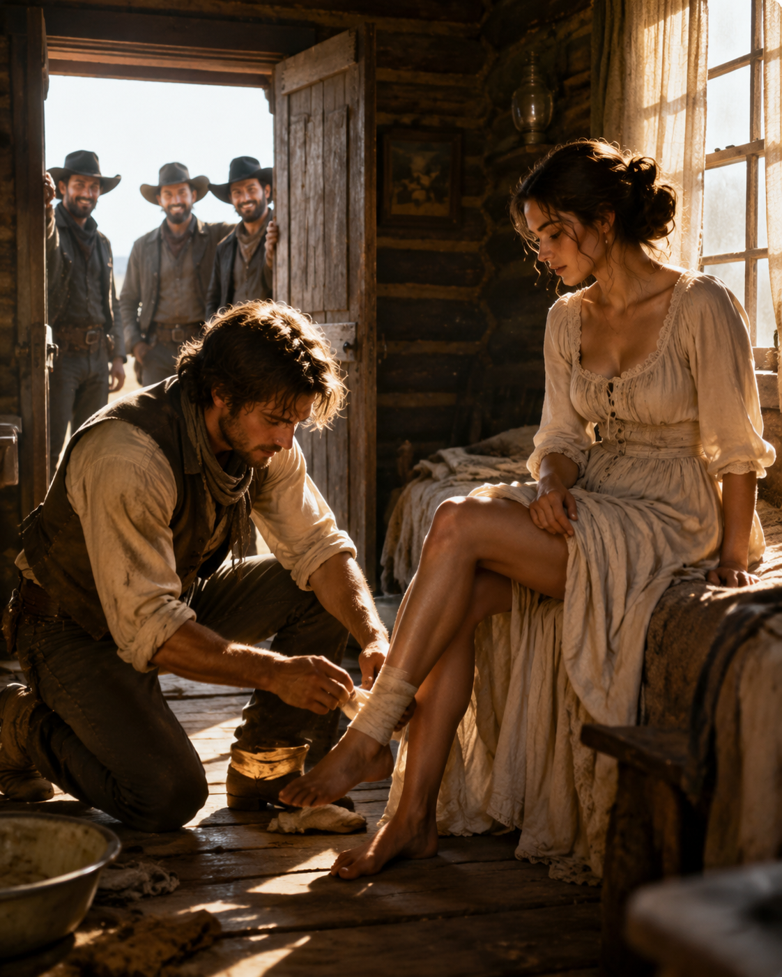 “Give Him One Night and Take the Money,” Her Brothers Sneered — Then the Widowed Cattle King Exposed Their Cruel Bargain