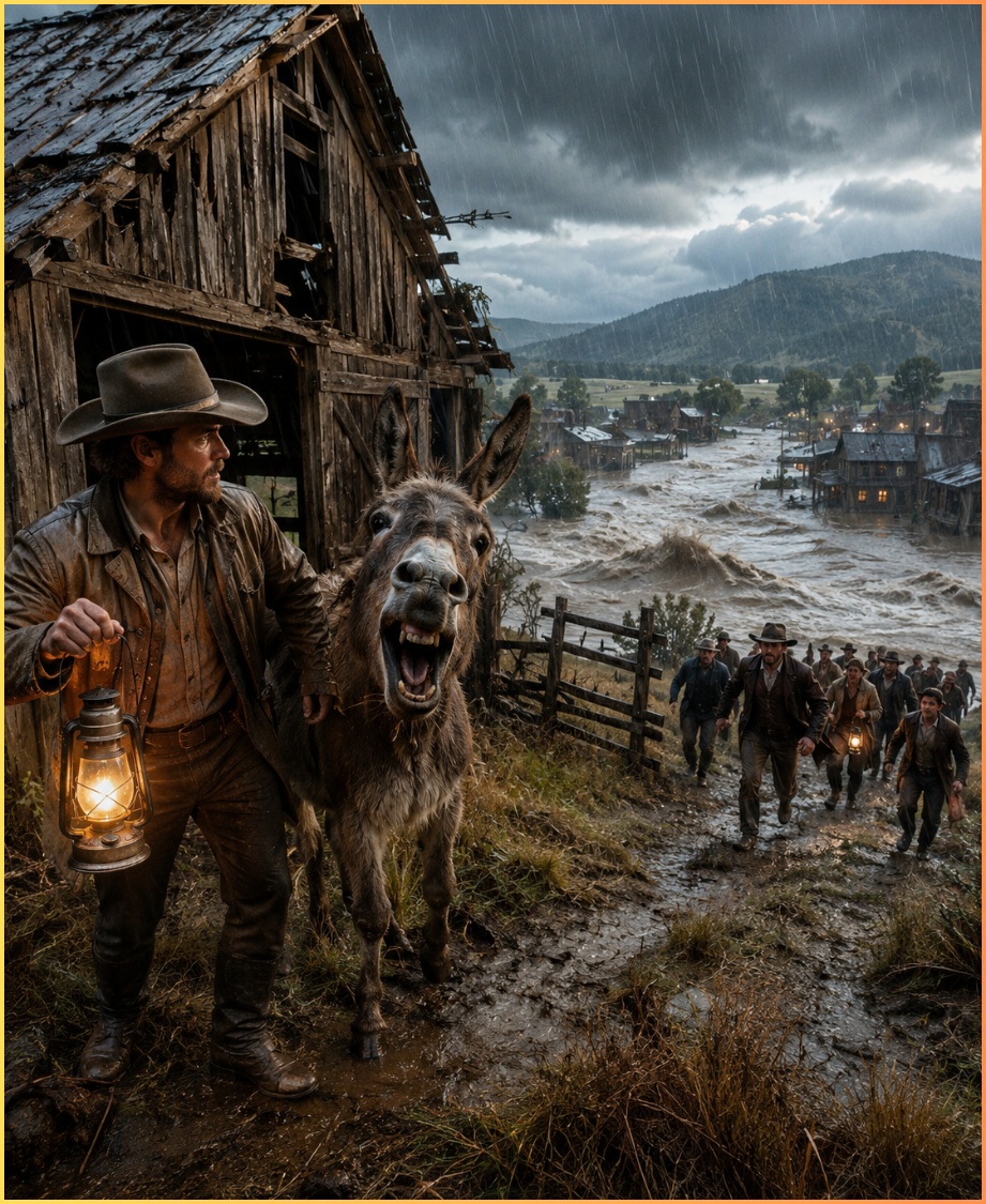 They Mocked the Fool Who Bought a Broken Barn for $9—Until His Donkey Woke the Whole County Before the Deadliest Flood