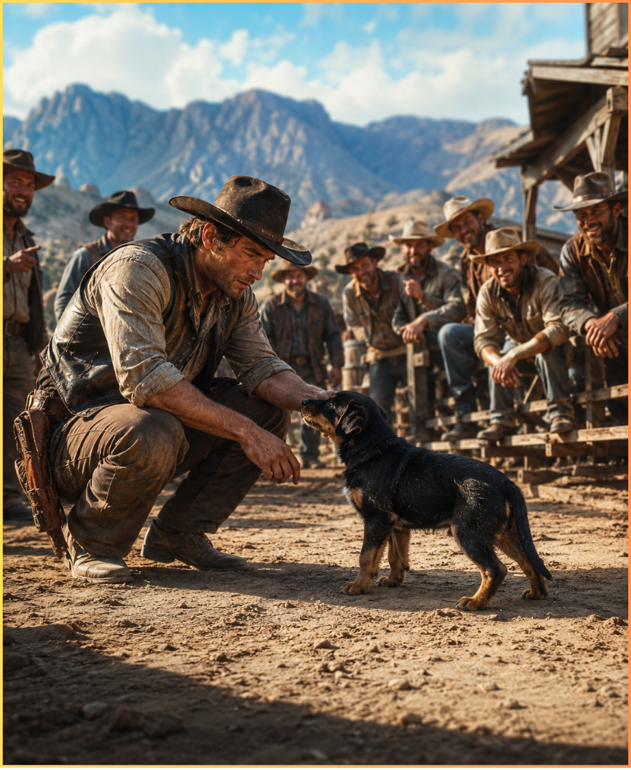 They Laughed When the Lonely Rancher Paid His Last Quarter for the Meanest Puppy at Auction—Three Months Later, That Dog Saved an Entire Town.