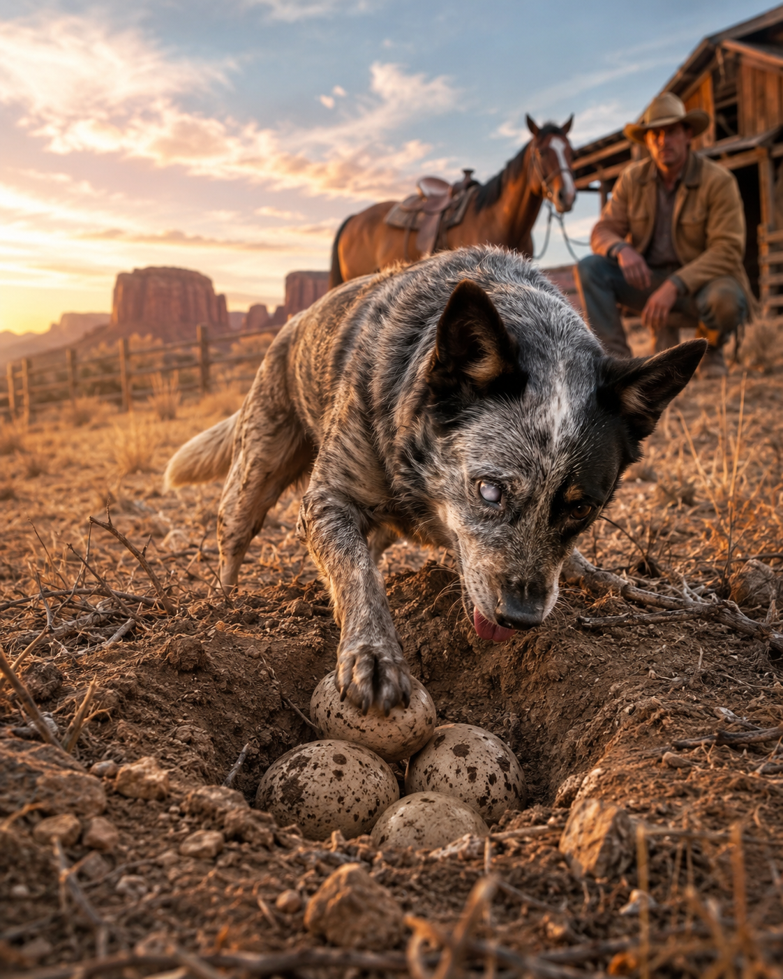 A Half-Blind Ranch Dog Found Eggs Buried on the Ranch— Then Its Discovery Revealed a Secret Buried for Sixty-Two Years