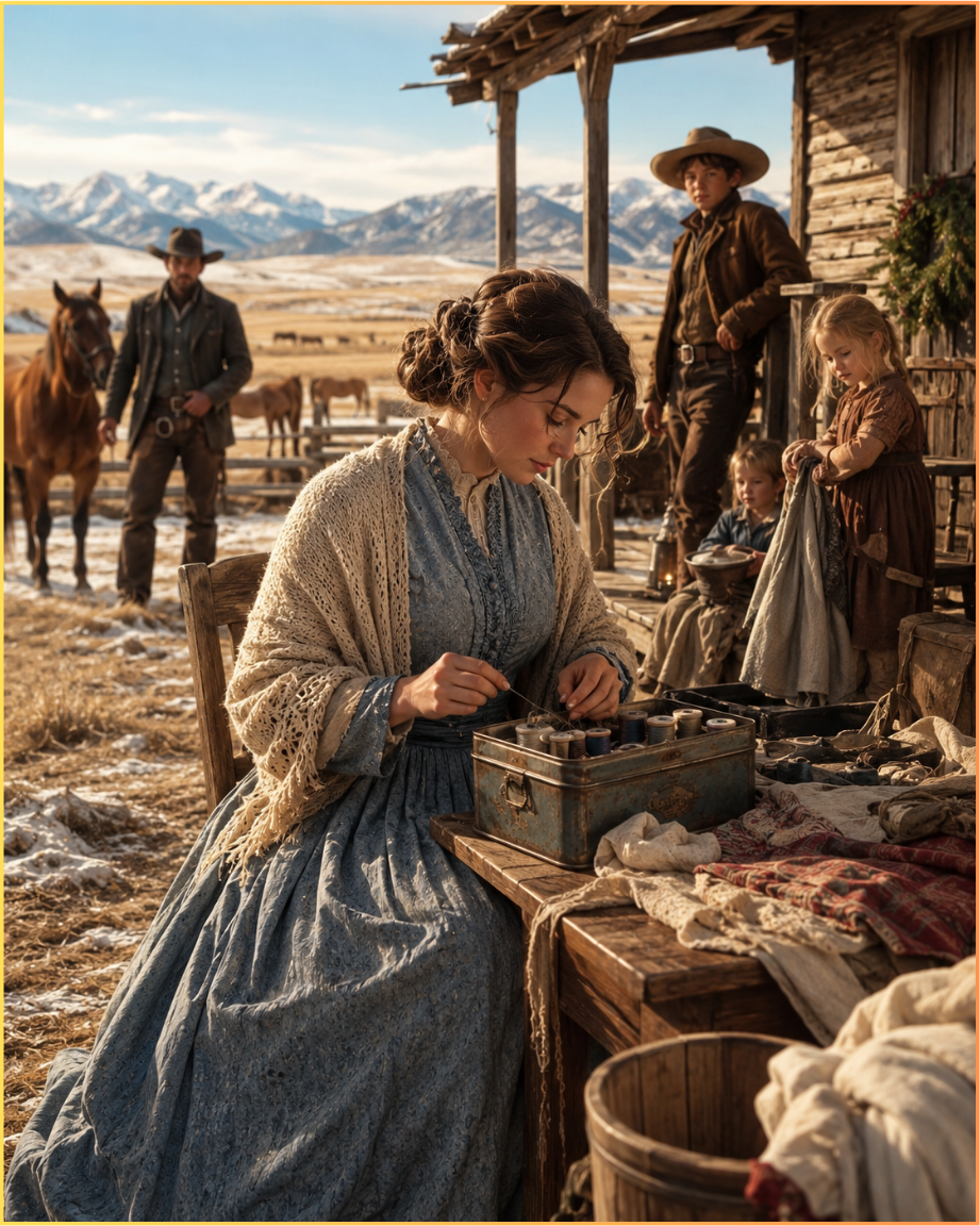 His Christmas Mail-Order Bride Came to a Dying Ranch With Nothing But a Tin Box of Needles — Then the Widow Turned the Whole Valley on Its Head